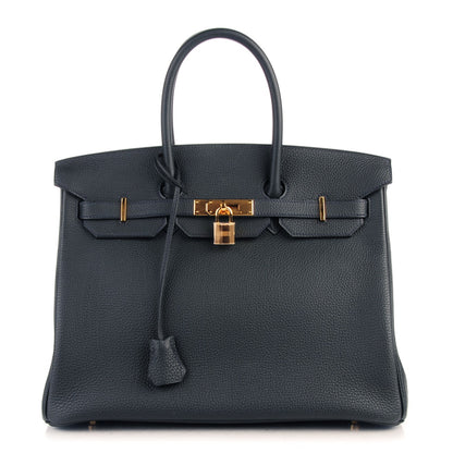 Hermes Togo Birkin 35 Bleu Ocean 1 of 25