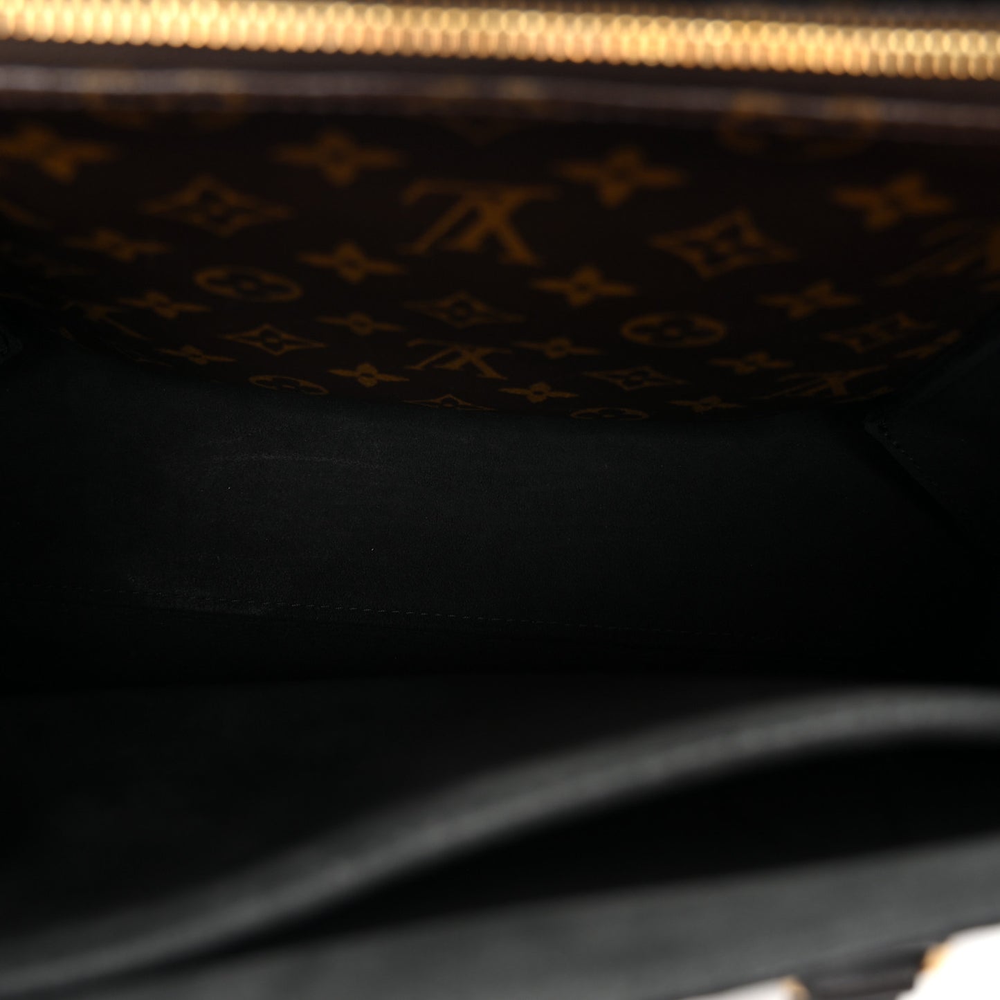 Monogram Flower Tote Black