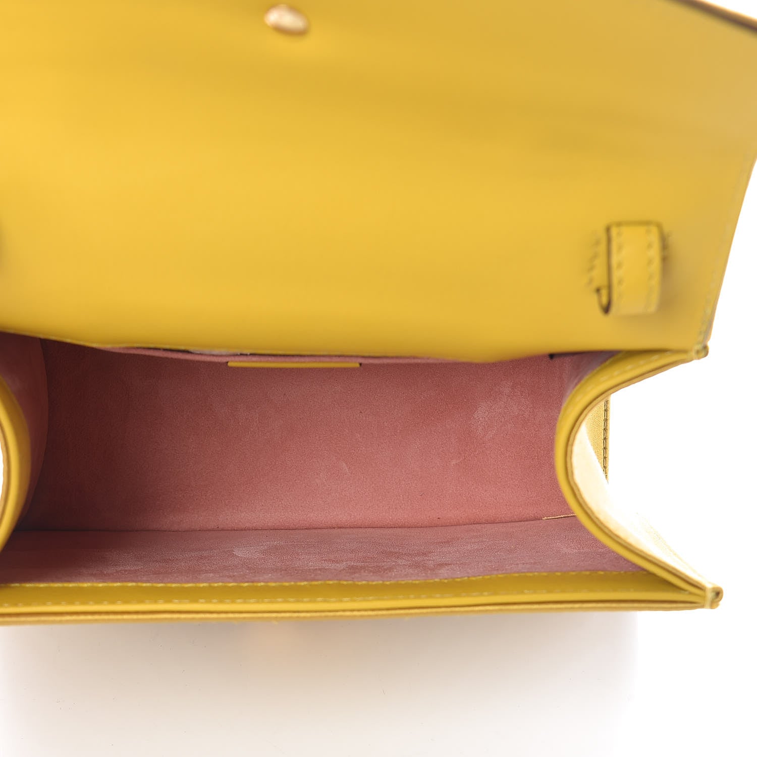 Gucci Satin Crystal Mini Sylvie Top Handle Bag Yellow 6 of 14