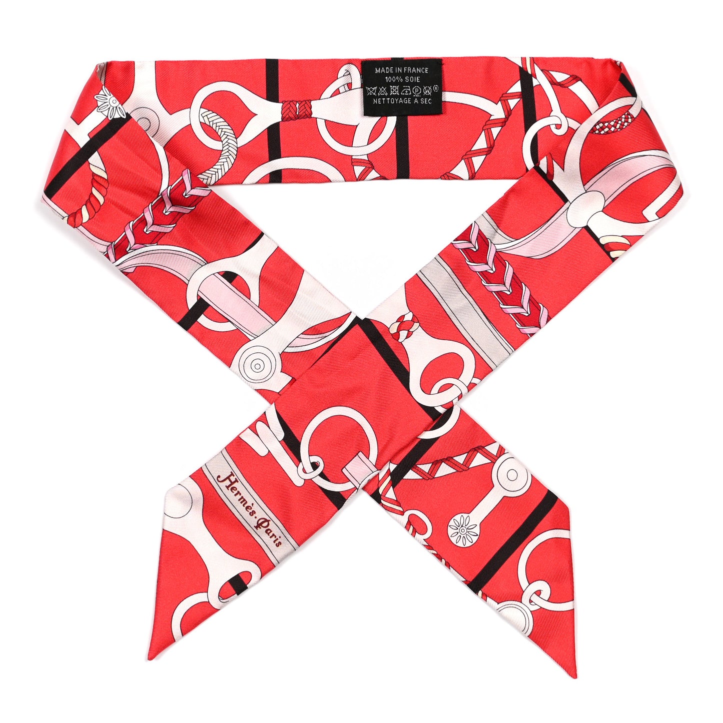 Silk Panoplie Equestre Twilly Rouge Creme Ebene