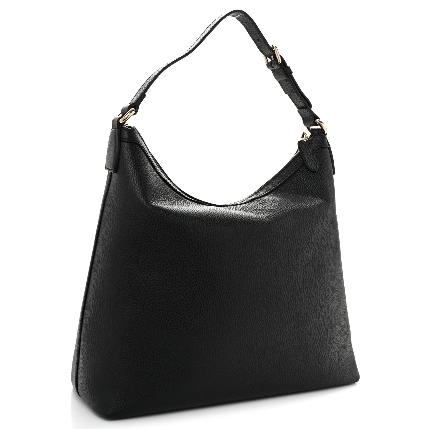 Dollar Calfskin GG Hobo Black