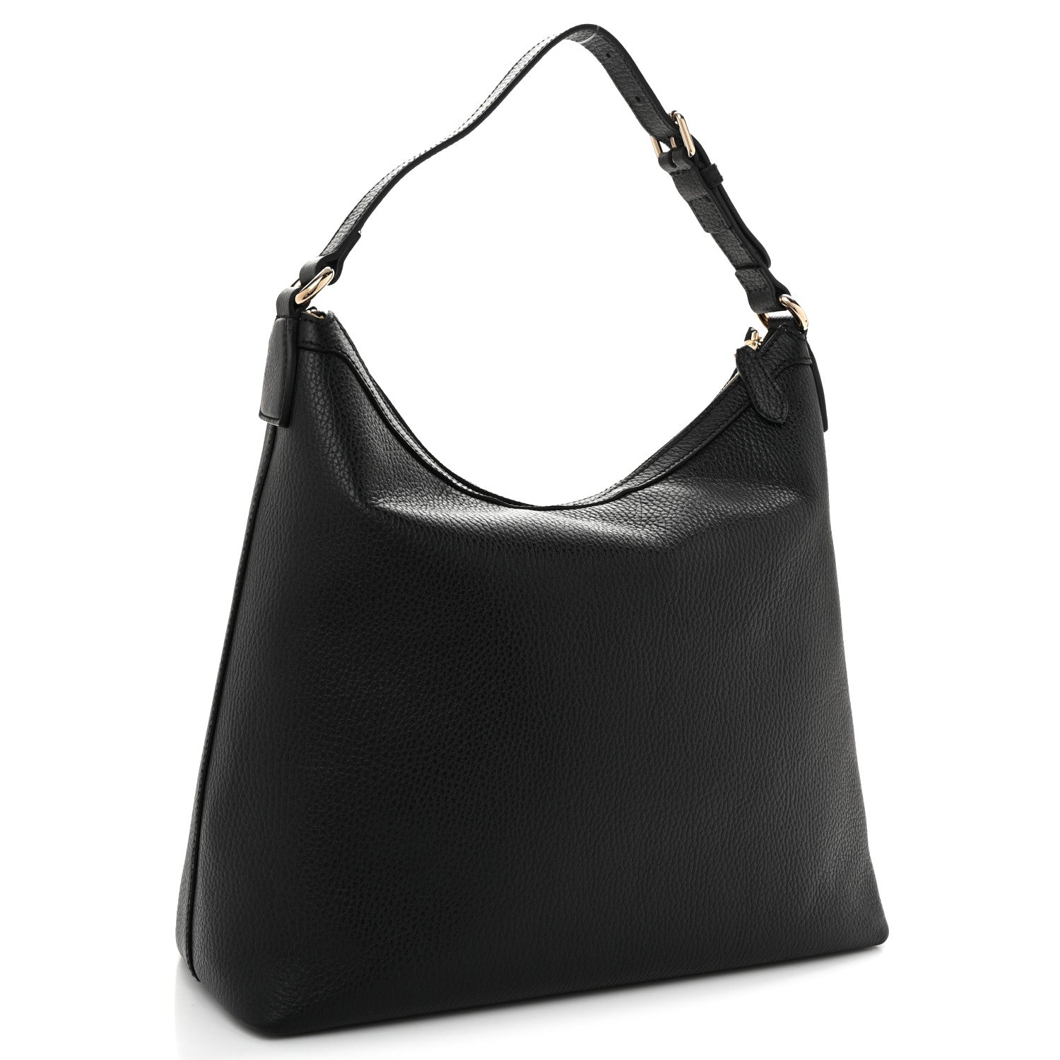 Gucci Dollar Calfskin GG Hobo Black 3 of 12