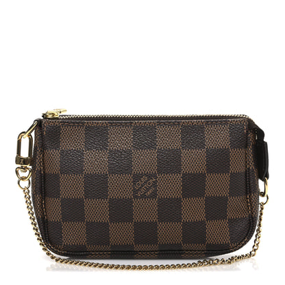 Louis Vuitton Damier Ebene Mini Pochette Accessories 1 of 8