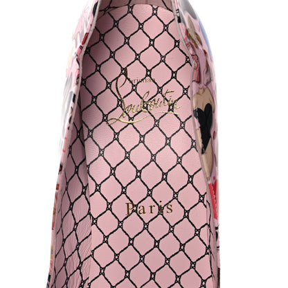 Christian Louboutin Patent Bored Lin Resille Hot Chick 100 Pumps 37 Poupee Multicolor 7 of 10