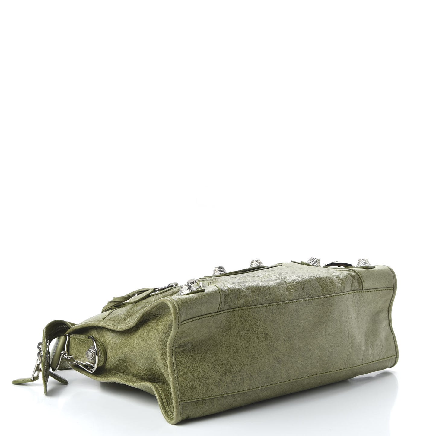 Agneau Giant 21 Silver Hardware City Light Olive