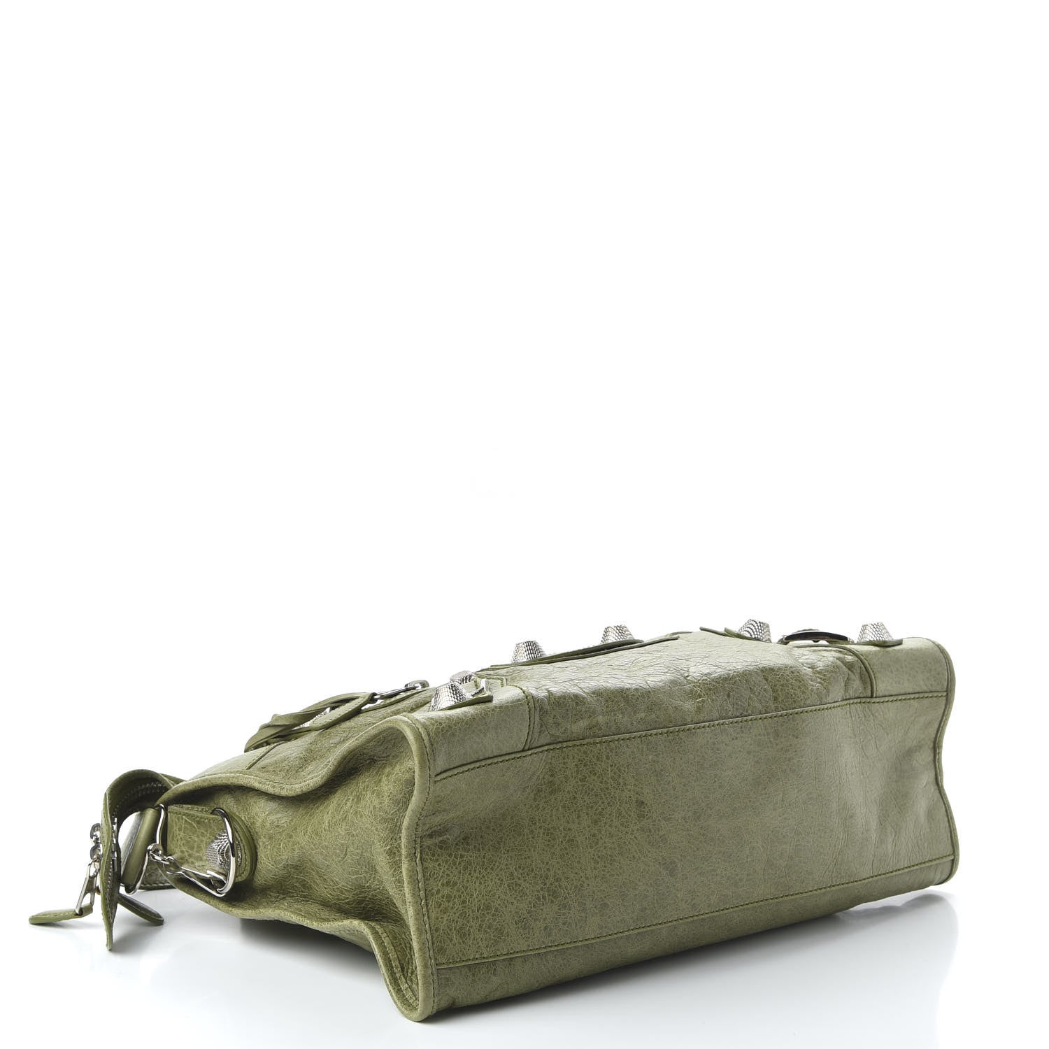 Balenciaga Agneau Giant 21 Silver Hardware City Light Olive 4 of 13