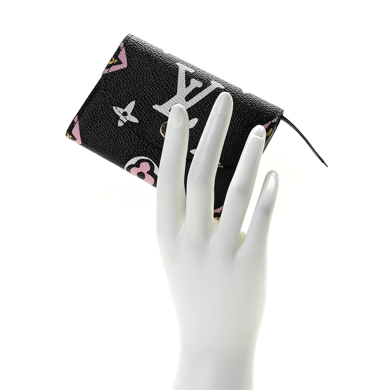 Louis Vuitton Monogram Giant Wild At Heart Rosalie Coin Purse Black 8 of 9