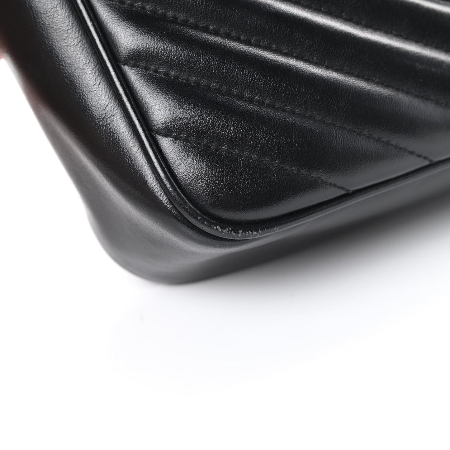 Calfskin Matelasse Monogram Lou Camera Bag Black
