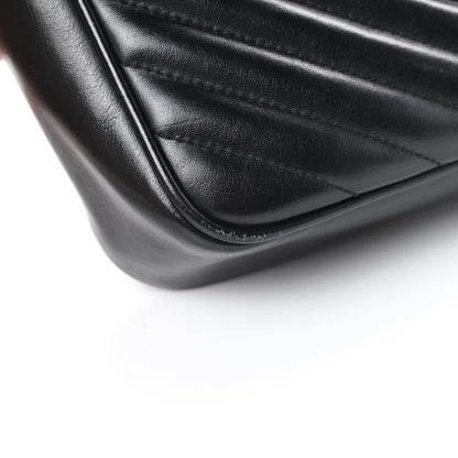 Saint Laurent Calfskin Matelasse Monogram Lou Camera Bag Black 9 of 15