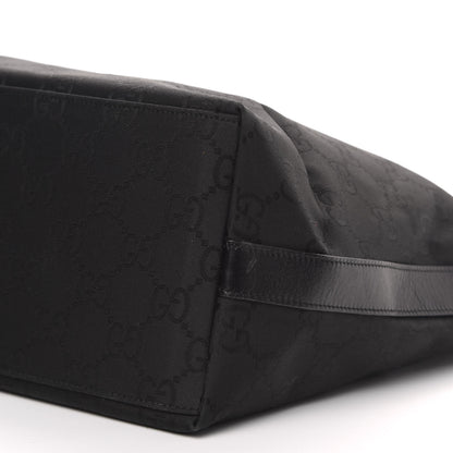 Gucci Nylon Monogram Hobo Black 9 of 12
