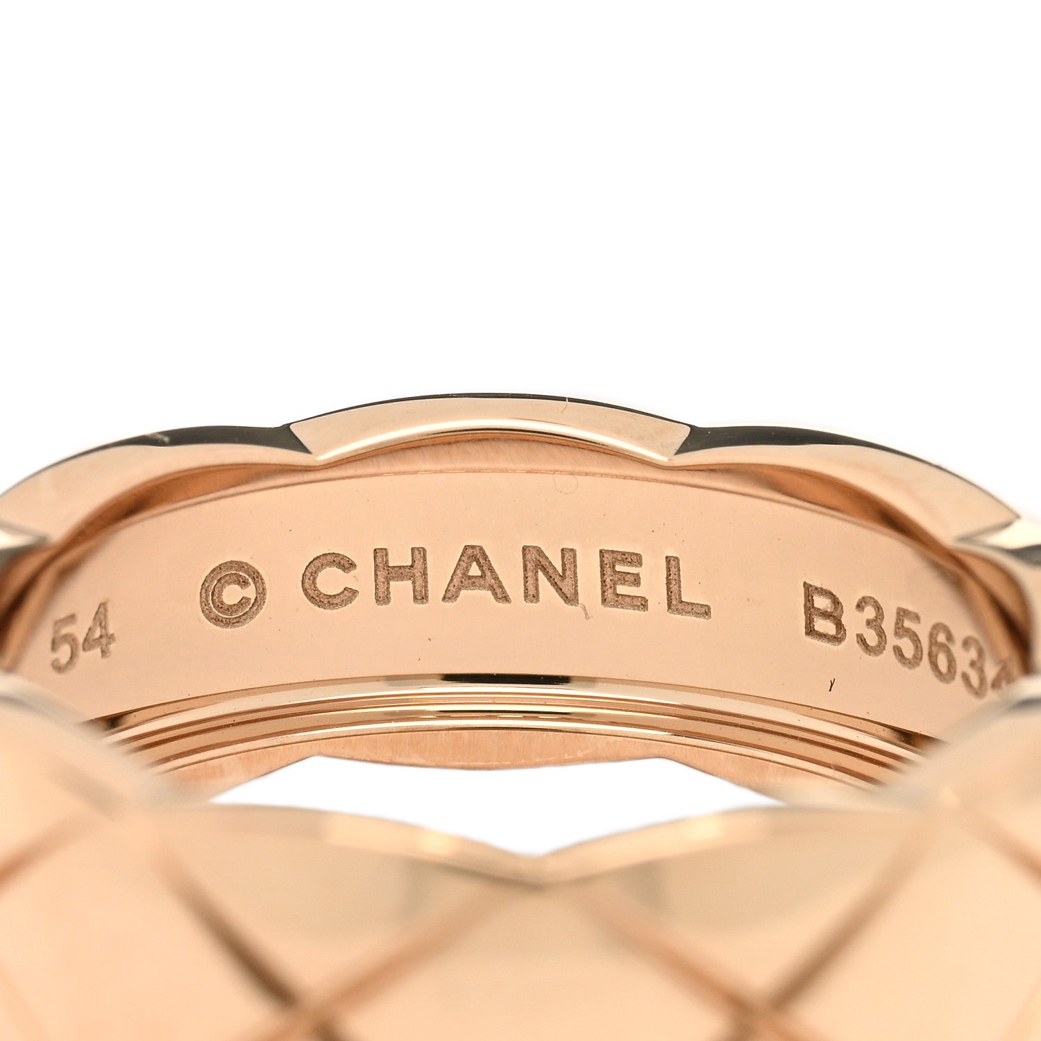 Chanel 18K Beige Gold Small Coco Crush Ring 54 7 3 of 3