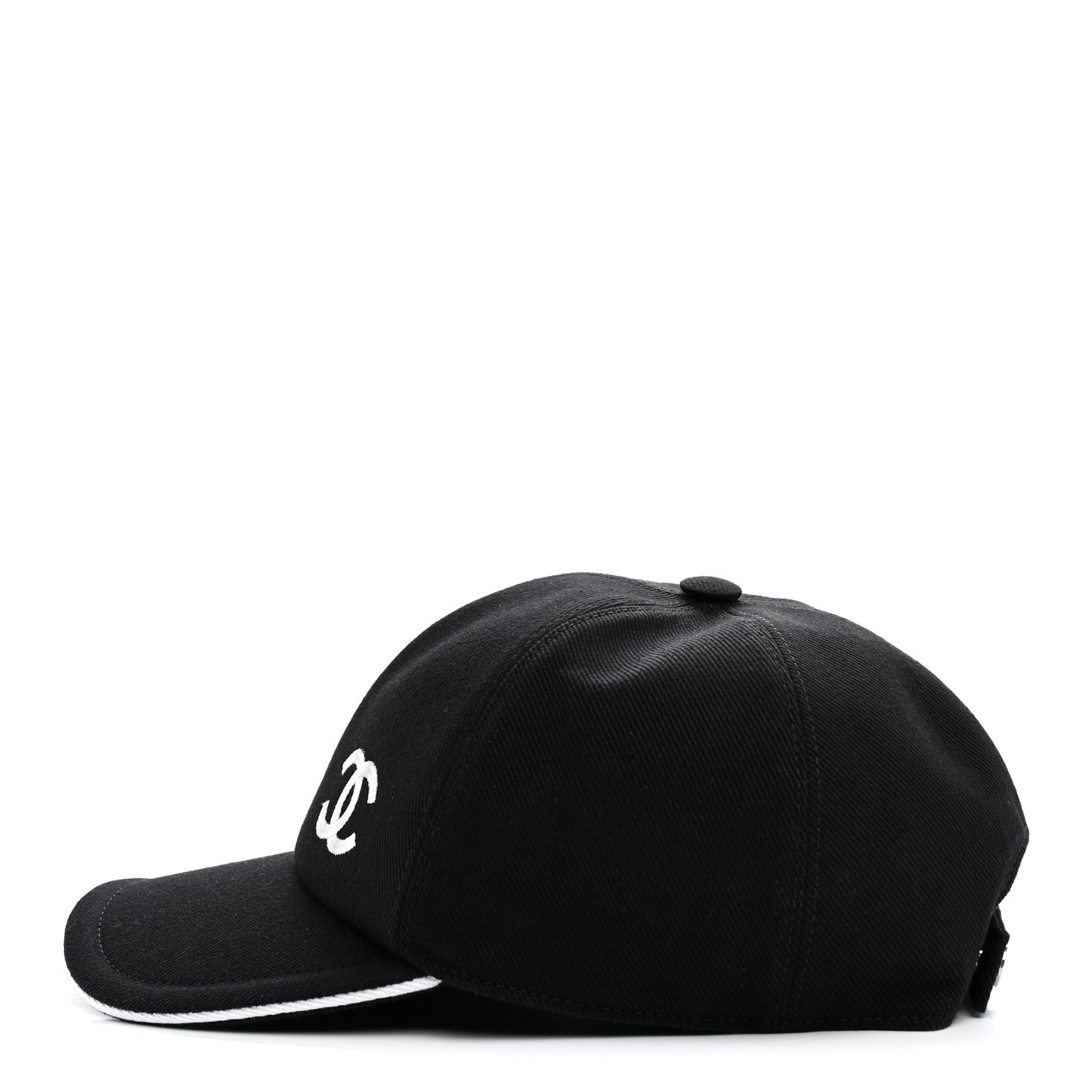 Cotton CC Cap Hat Black White