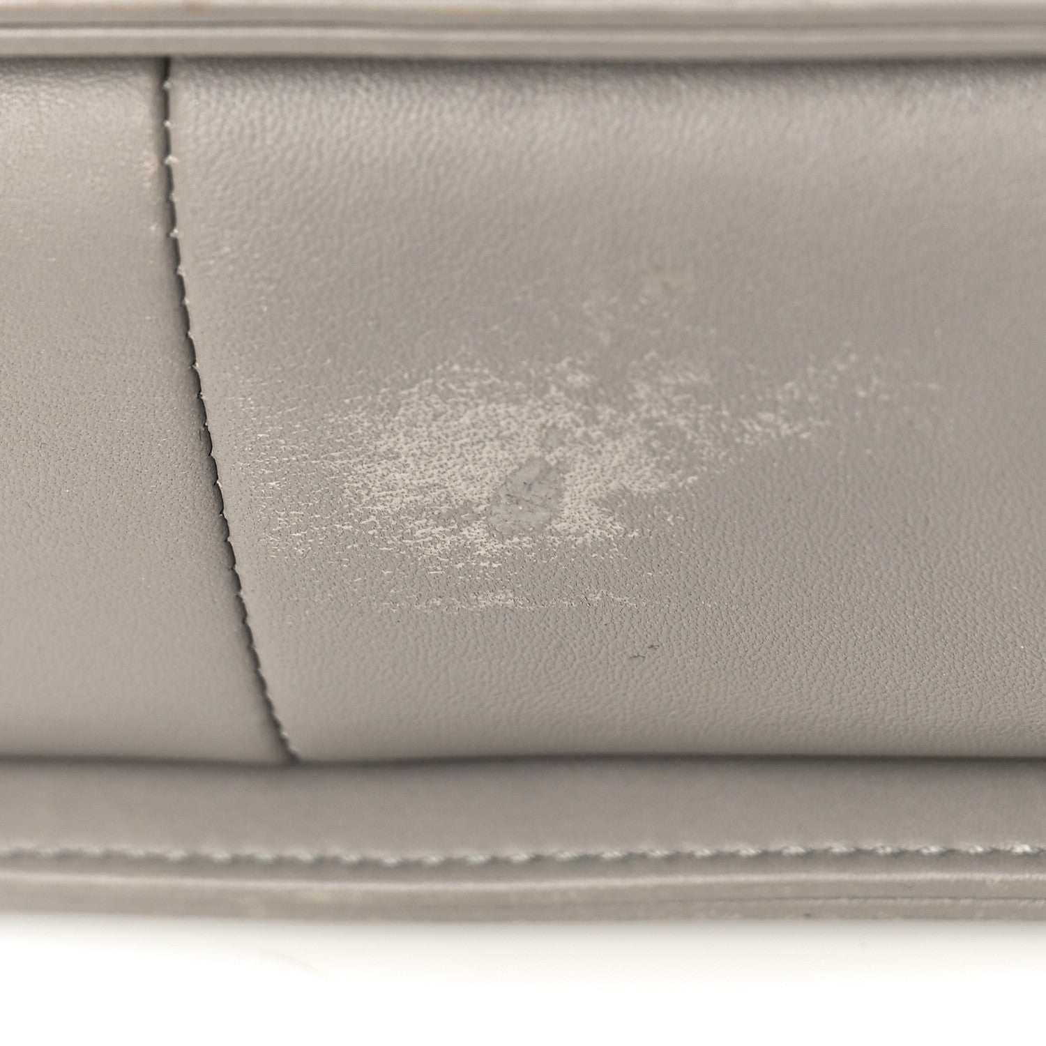 Chanel Lambskin Quilted Small Boy Flap Grey 11 of 12