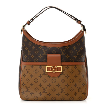 Louis Vuitton Reverse Monogram Dauphine Hobo MM 1 of 12