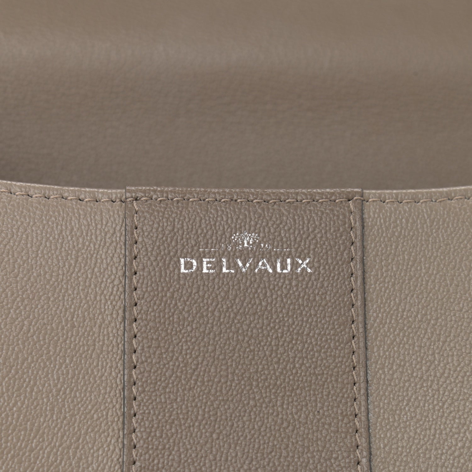 Delvaux Calfskin Mini Brillant East West Satchel Tourterelle 6 of 11