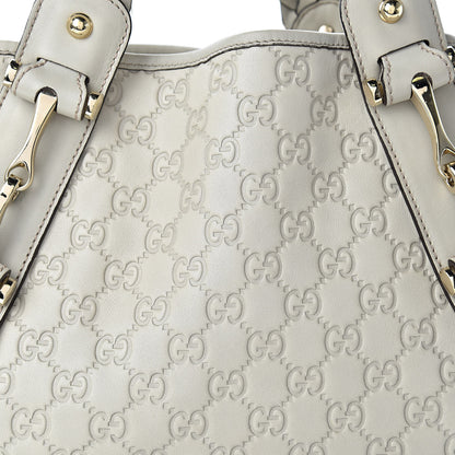 Gucci Guccissima Small Pelham Shoulder Bag Off White 8 of 11