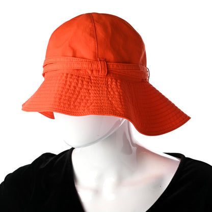 Hermes Polyester Nylon Bucket Hat 59 Orange 2 of 8