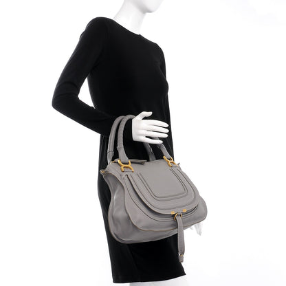 Chloe Calfskin Medium Marcie Satchel Cashmere Grey 3 of 10