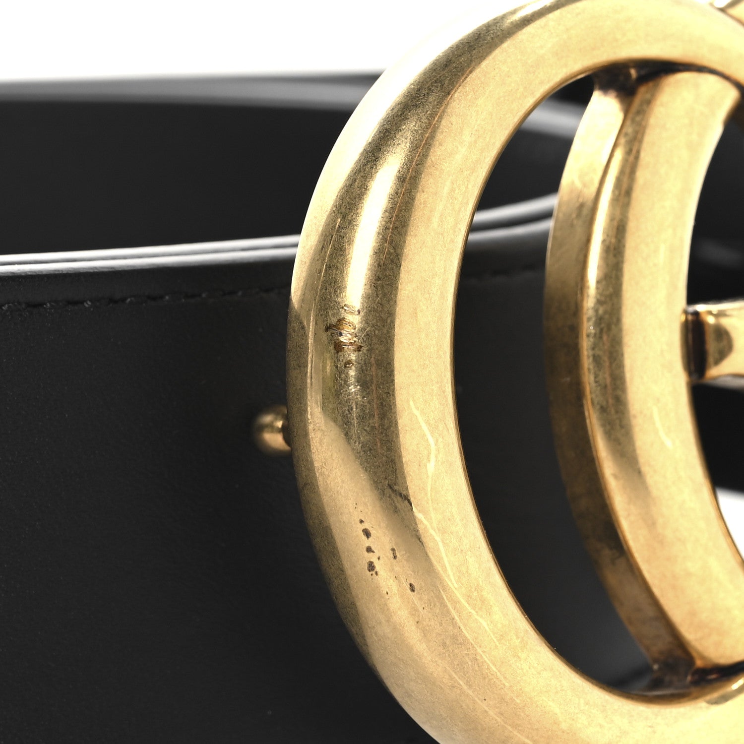 Gucci Calfskin Double G 40mm Belt 90 36 Black 6 of 7