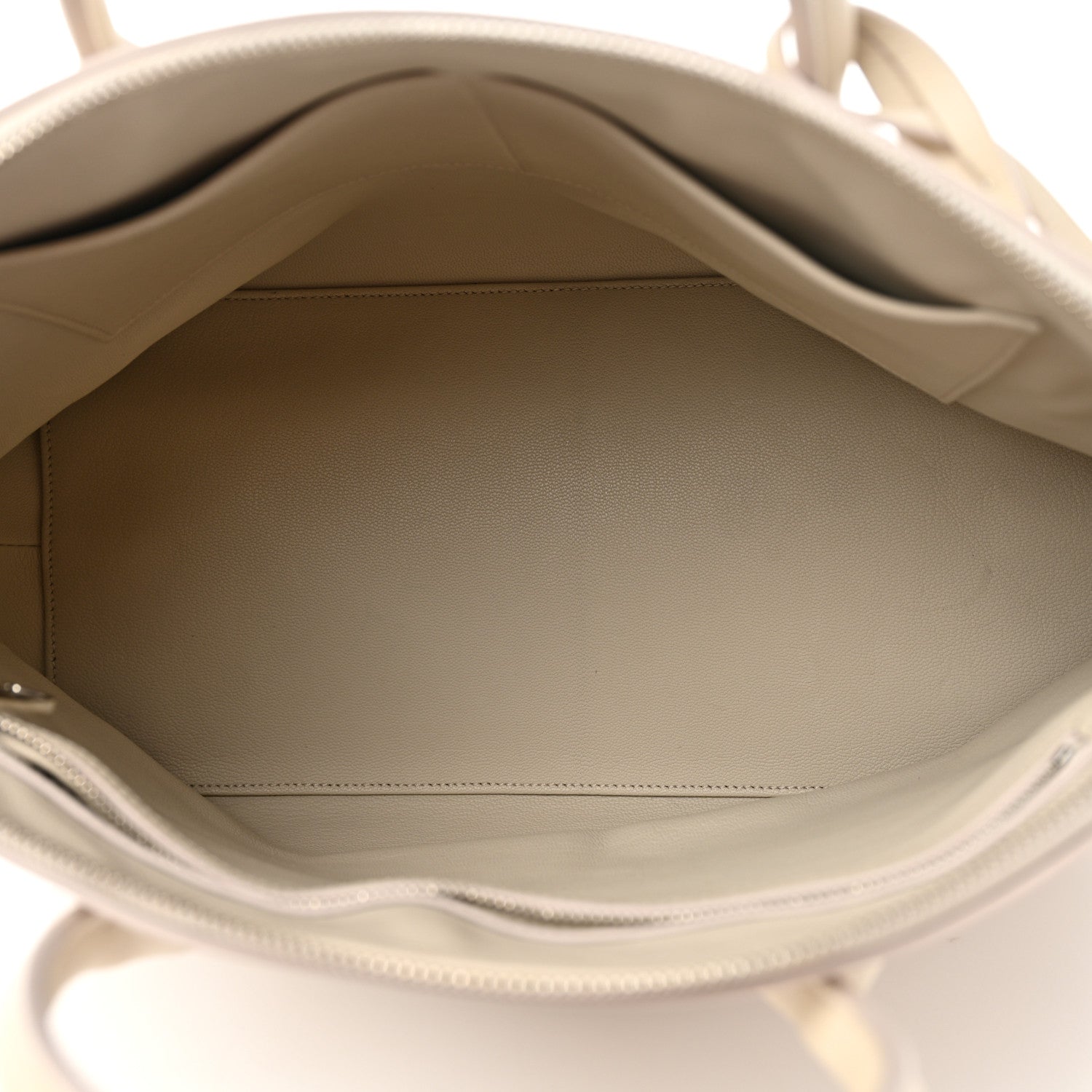 Louis Vuitton Veau Ecorce Haute Maroquinerie Lockit MM Ivory 5 of 9