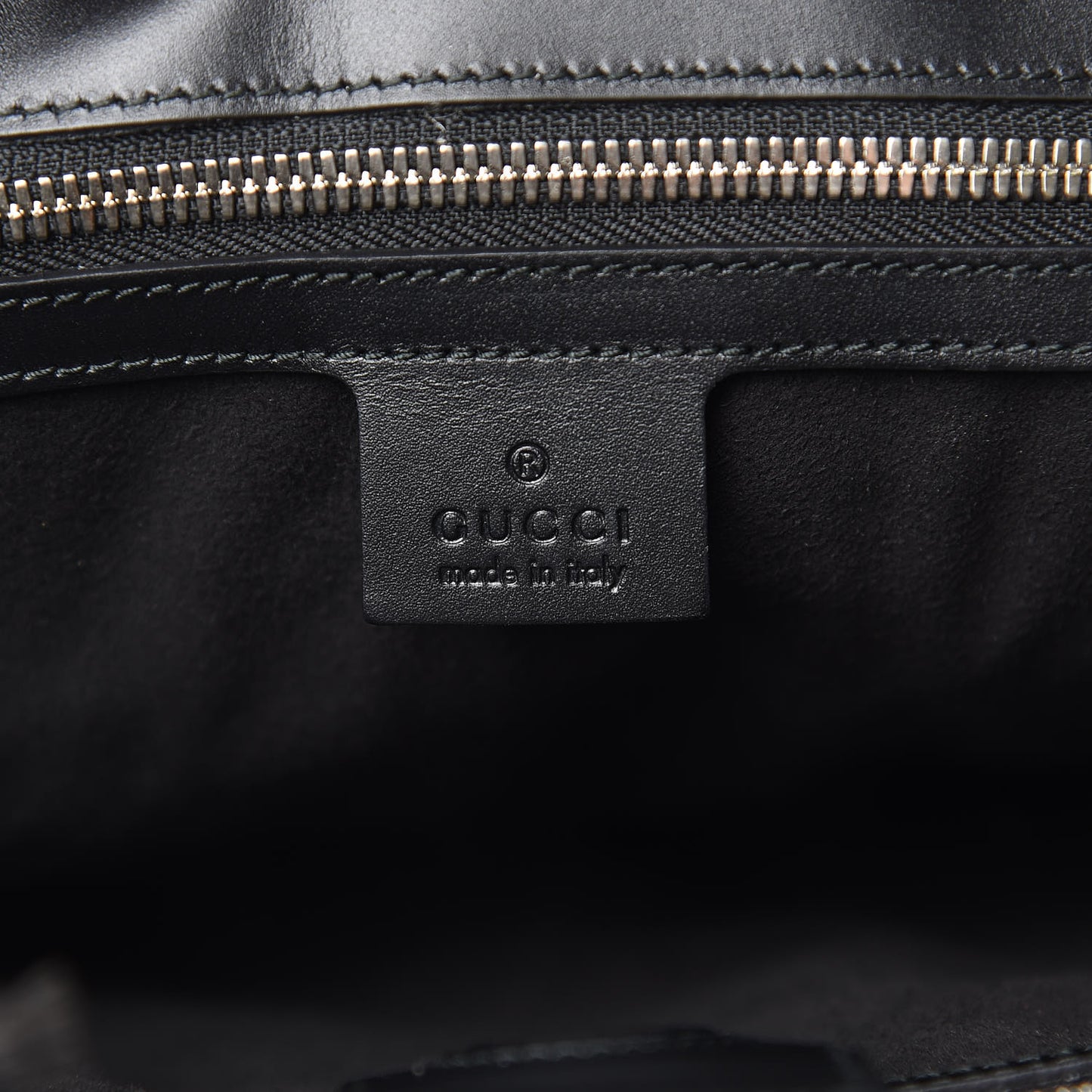 GG Supreme Monogram Caleido Web Vertical Tote Black