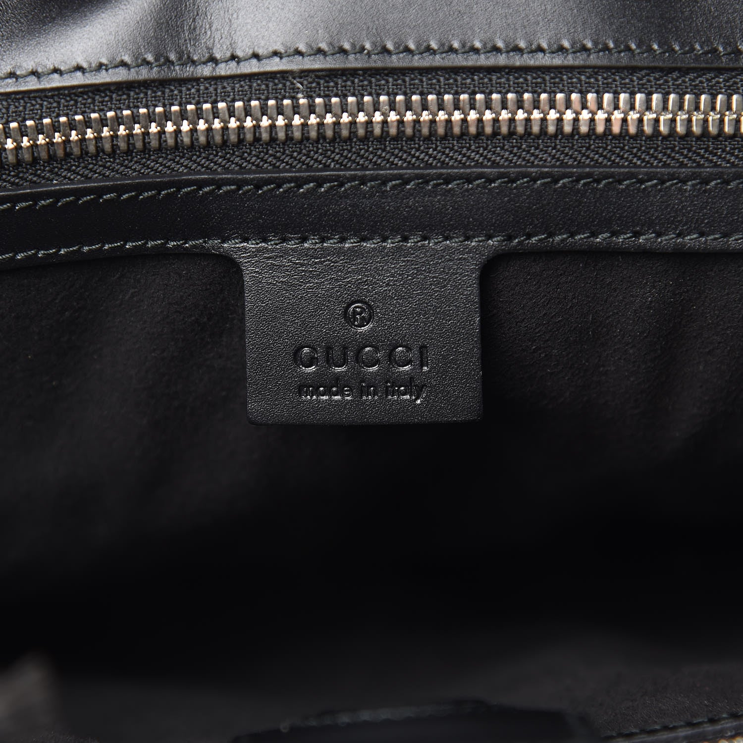 Gucci GG Supreme Monogram Caleido Web Vertical Tote Black 6 of 8