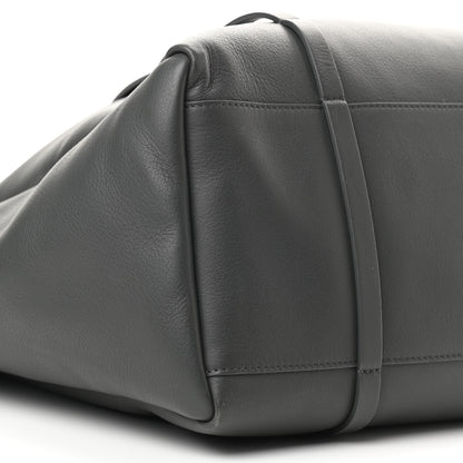 Balenciaga Veau Baltimore Double Sided Medium Everyday Tote Gris Fossile Bleu Turquoise 10 of 12