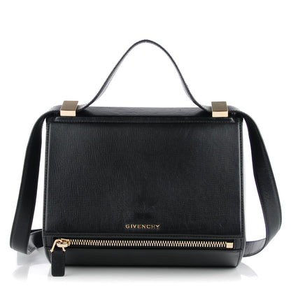 Givenchy Textured Calfskin Medium Pandora Box Crossbody Bag Black 1 of 7