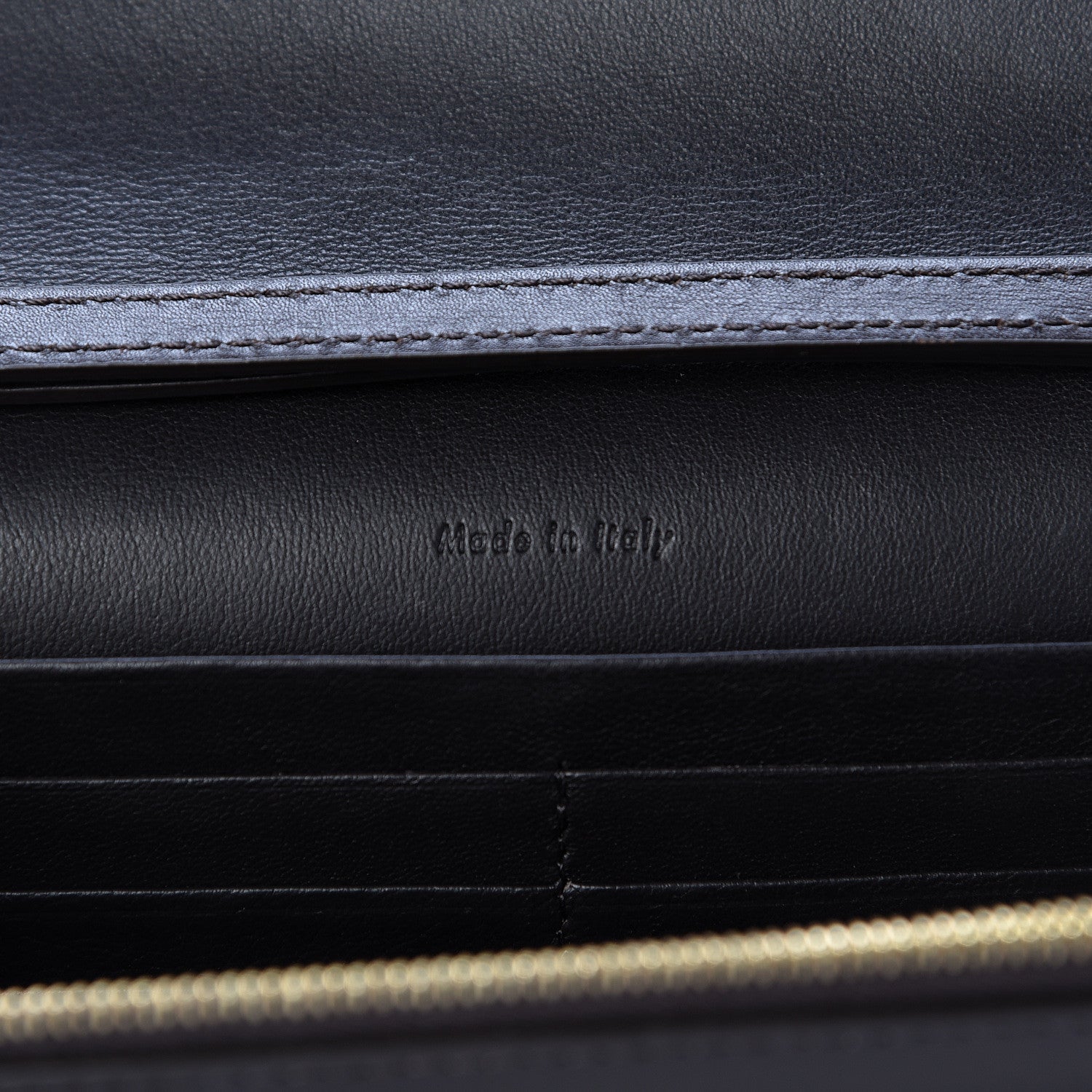 Celine Cobra Shiny Calfskin Clutch On A Chain 6 of 11