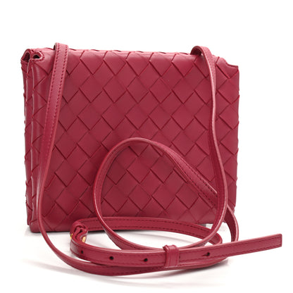 Bottega Veneta Nappa Intrecciato Flap Crossbody Amaranto 3 of 13