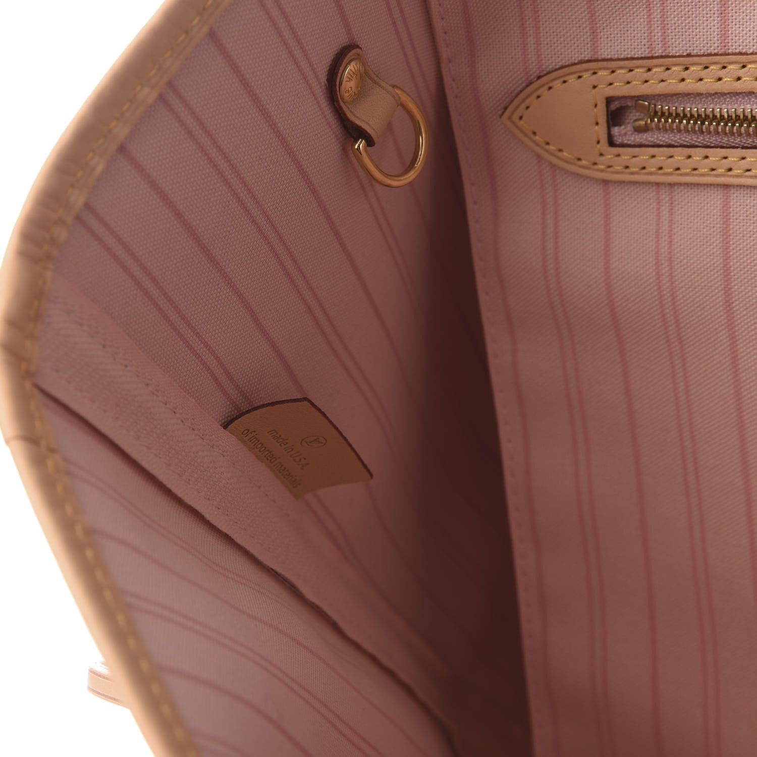 Louis Vuitton Damier Azur Neo Neverfull MM Rose Ballerine 10 of 12