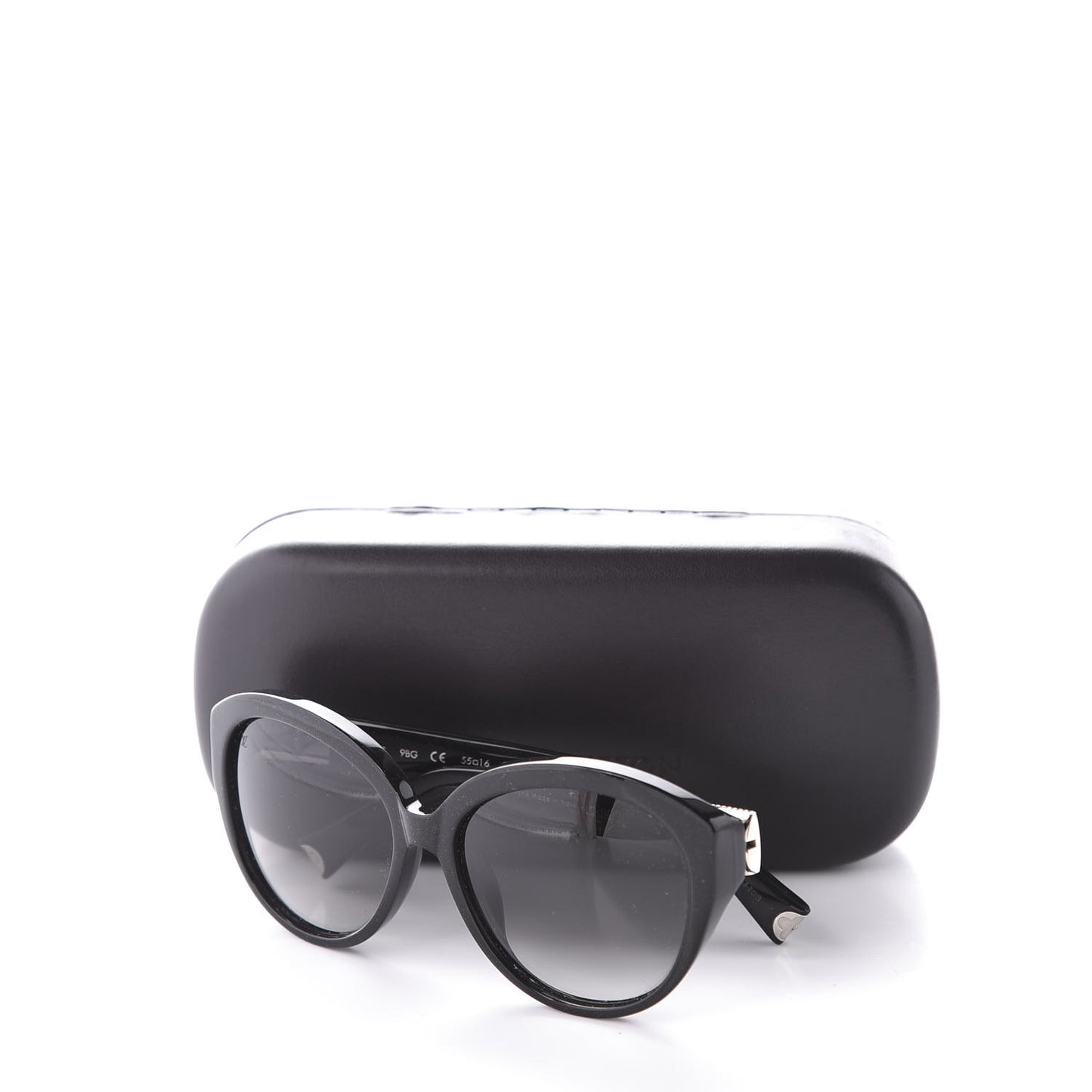 Strass Heather Cat Eye Sunglasses Z0594E Black