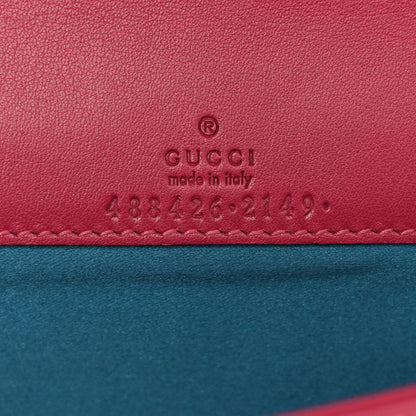 Gucci Velvet Matelasse Love Embroidered GG Marmont Mini Bag Light Raspberry Rose 6 of 9