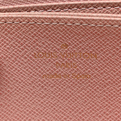 Louis Vuitton LOUIS VUITTON Damier Ebene Zippy Wallet Rose Ballerine 6 of 9
