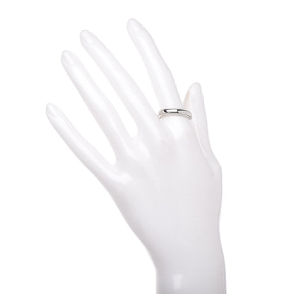 Tiffany Platinum 4mm Classic Milgrain Wedding Band Ring 58 8.25 2 of 4