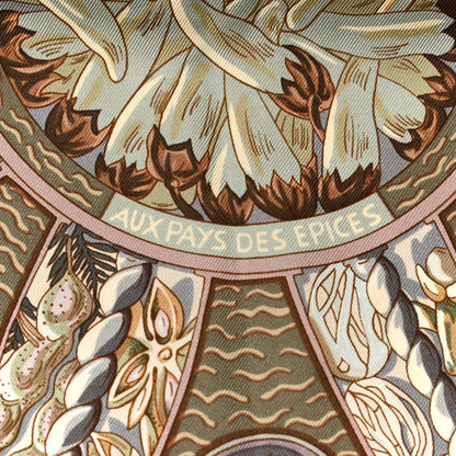 Hermes Silk Aux Pays Des Epices Scarf 90 5 of 7