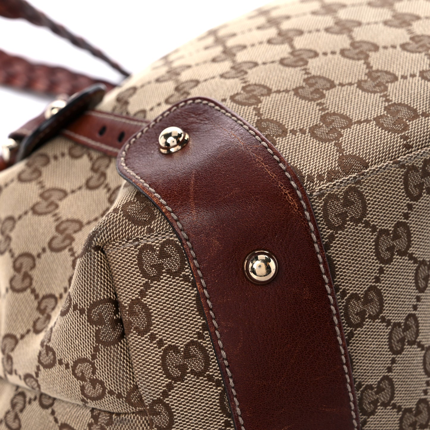 Monogram Medium Pelham Shoulder Bag Brown