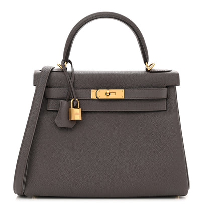 Hermes Togo Kelly Retourne 28 Etain 1 of 11