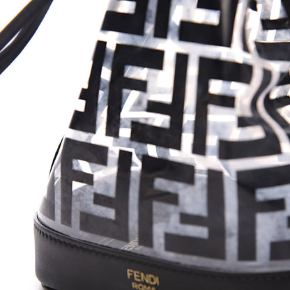 Fendi TPU FF Vitello Grace F is Fendi Mini Mon Tresor Bucket Bag Black 8 of 12