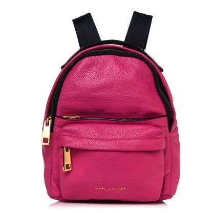Marc Jacobs Pebbled Calfskin Small Varsity Backpack Hydrangea 1 of 4