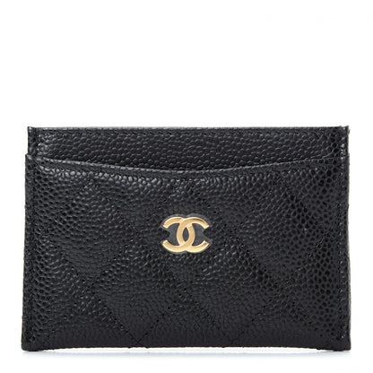 Chanel Caviar Quilted Card Holder Black 1 of 9