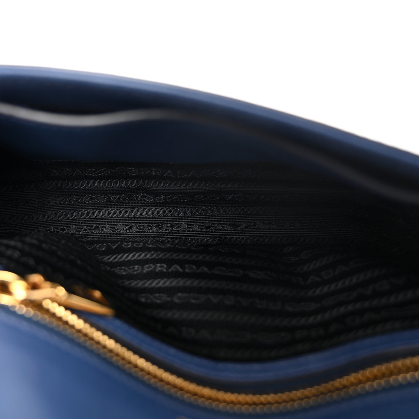 Saffiano Flap Shoulder Bag Bluette