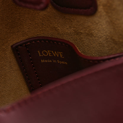 Loewe Calfskin Mini Pebble Bucket Bag Dark Burgundy 6 of 9