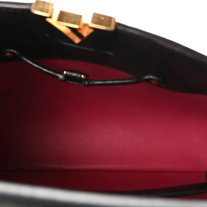 Louis Vuitton Taurillon Capucines BB Black 5 of 9