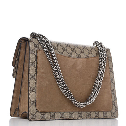 Gucci GG Supreme Monogram Medium Dionysus Shoulder Bag Taupe 4 of 8