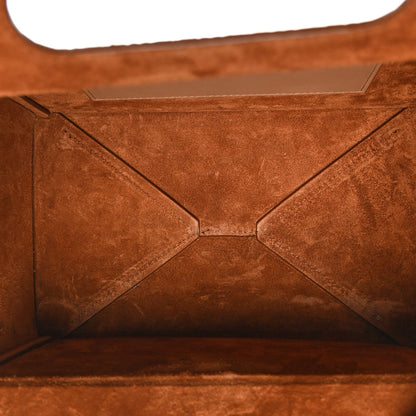 Saint Laurent Calfskin Monogram Take Away Box Dusty Vintage Brown Gold 5 of 9