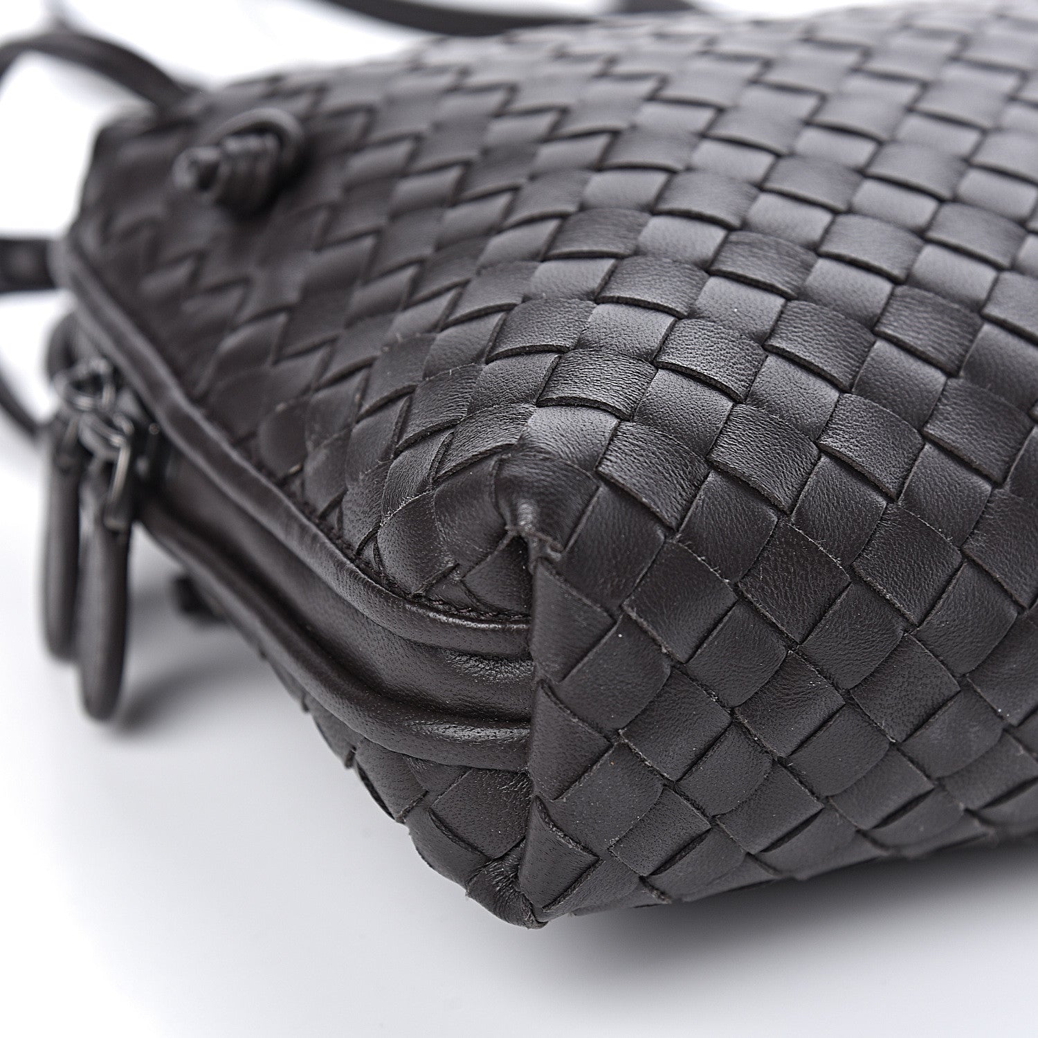 Bottega Veneta Nappa Intrecciato Pillow Crossbody Messenger Ebano 9 of 10