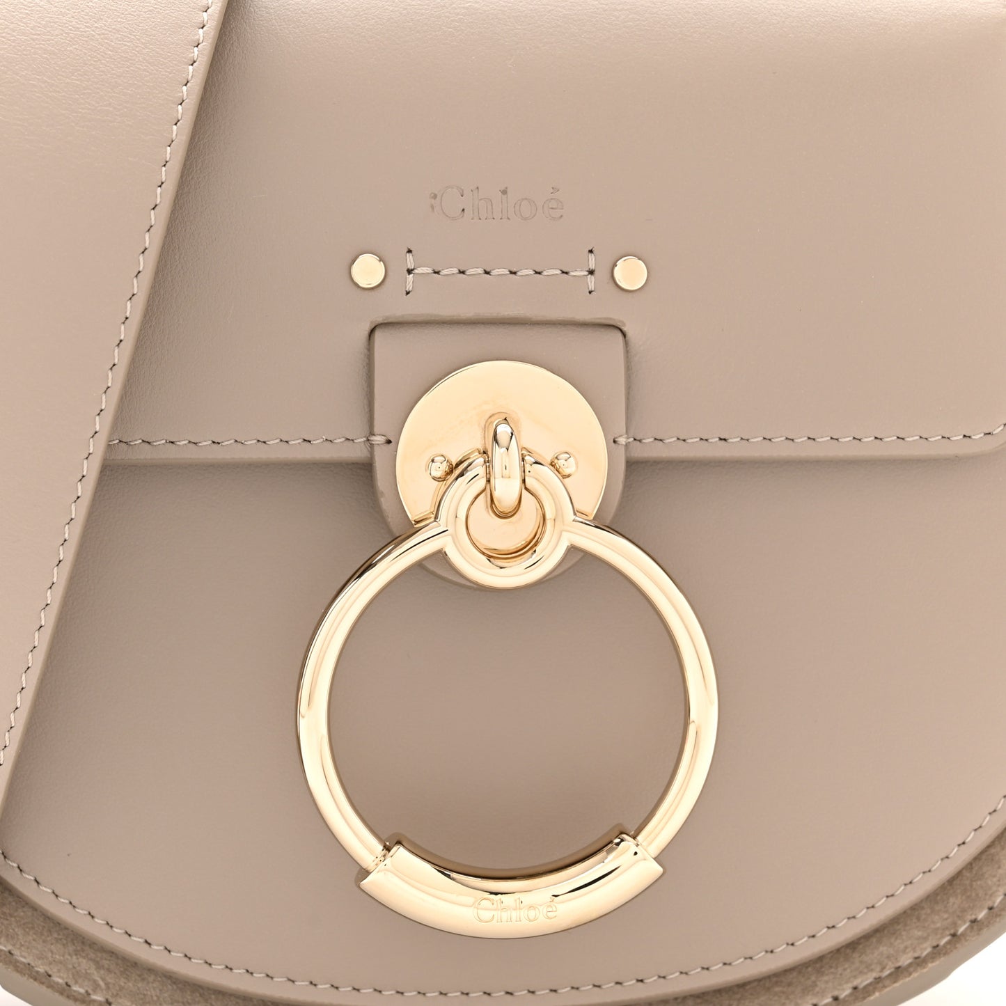 Calfskin Small Tess Bag Motty Grey