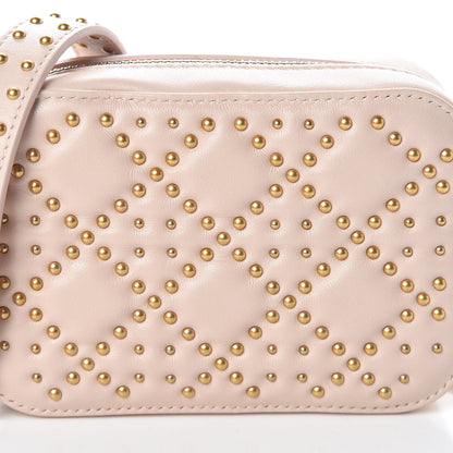 Christian Dior Lambskin Cannage Studded Lady Dior Camera Case Pouch Light Pink 8 of 10