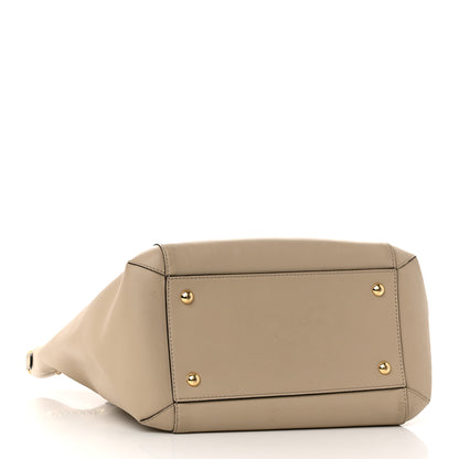 Fendi Vitello Grace King Karligraphy Chain Bucket Bag Nuvola Praline 4 of 18